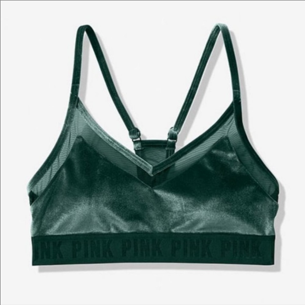 NWOT vs pink velvet sports bra - Picture 4 of 16